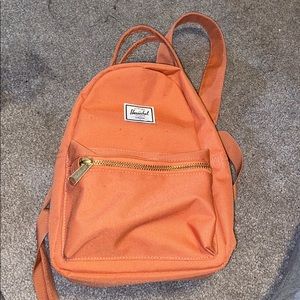 Salmon Pink Herschel mini backpack